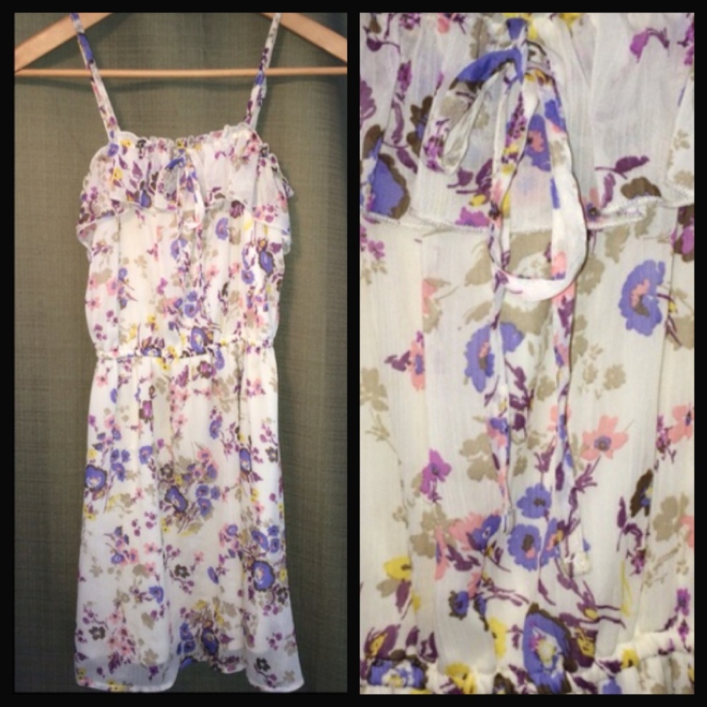 Floral Spaghetti Strap Dress